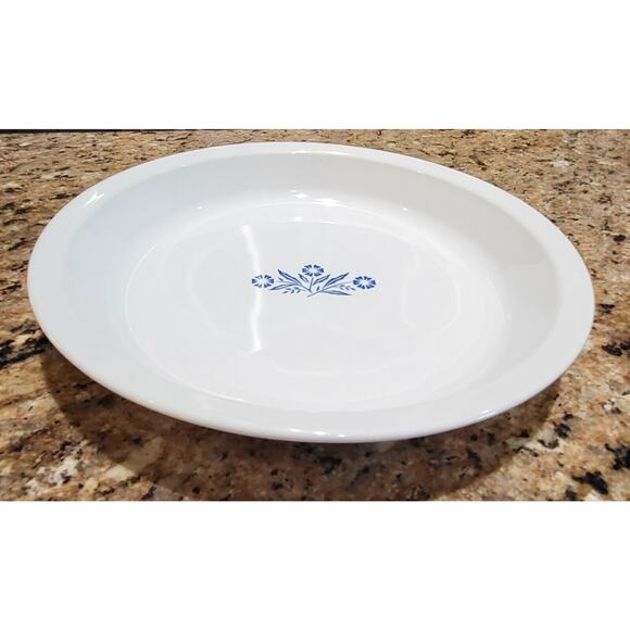 Corning Ware Pie Plate 9" P-309 Blue Cornflower Made In USA ~ Vintage - Picture 8 of 8